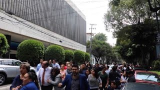 Images of the moment 7.1-magnitude quake hits Mexico City
