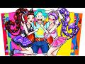 LILY LOVEBRAIDS AND HER SISTER MEETS RORY REDCAP - Poopy Playtime 5 | Sticker Book DIY