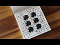 Complete Tutorial | Day 32 - Bound Geometry | Abstract geometric line art | Inky Canvas Palette