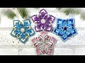 2 DIY Amazing snowflake Christmas ornaments 🎄 2 Идеи снежинок из фоамирана 🎄 Ёлочные игрушки