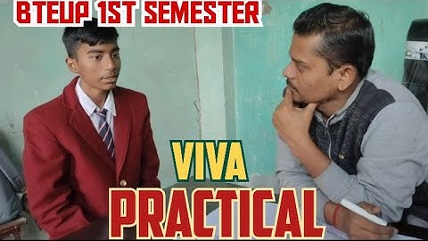 BTEUP 1st Semester Practical Exam||Chemistry Viva (Demo) {Viva in Practical will be like this} #b...