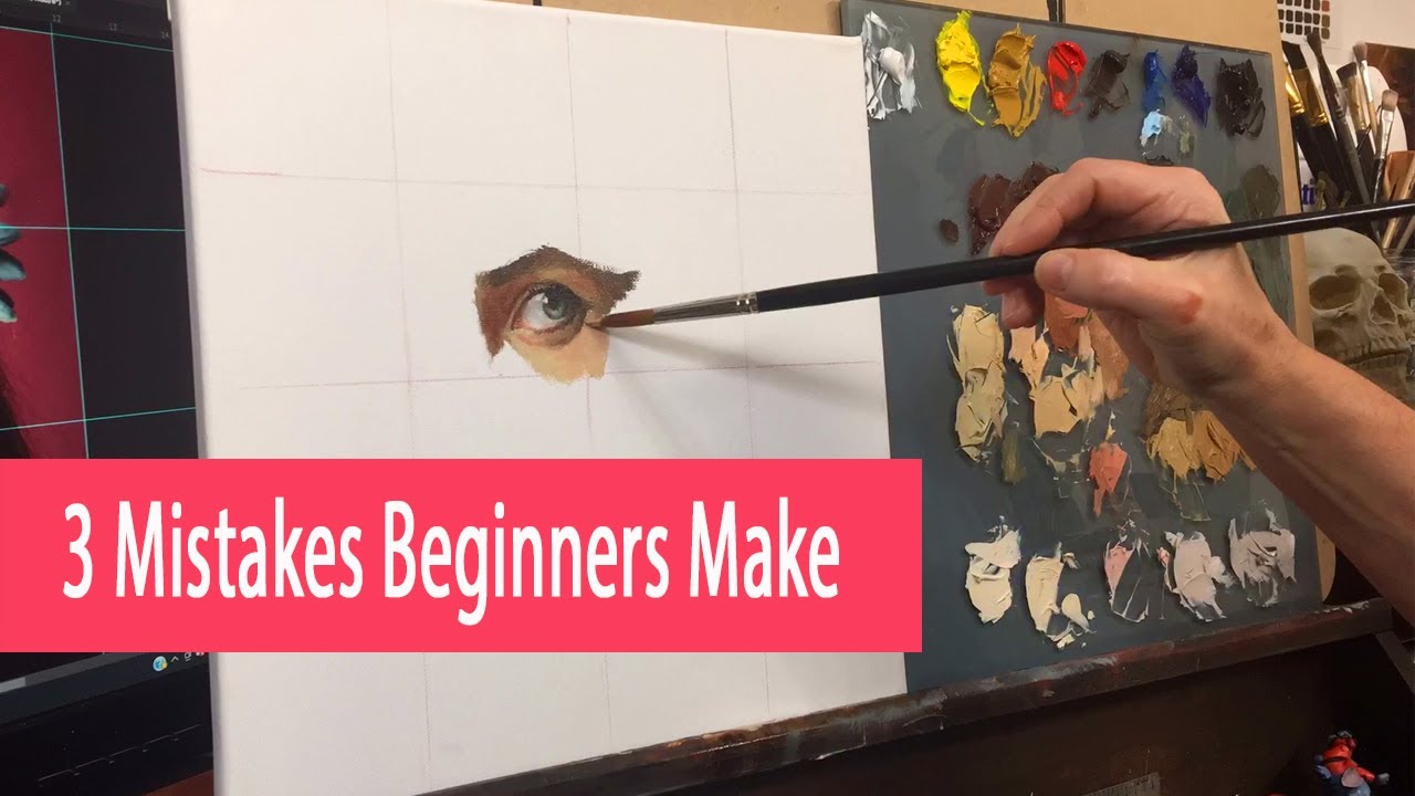 PORTRAIT PAINTING|| 3 Mistakes Beginners Make & How To Fix Them - YouTube