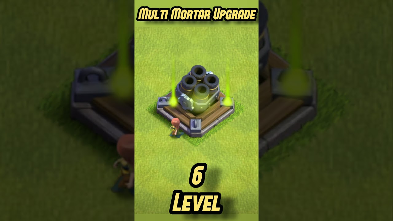 Multi Mortar Upgrade Time lapse ll CLASH OF CLANS ll 