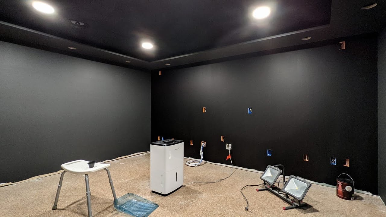 Home Theater Project Part 12 Painting