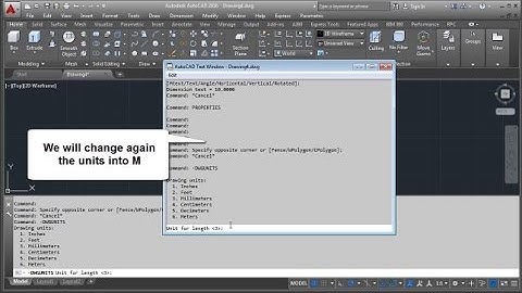 AutoCAD 2016 How To Change Units