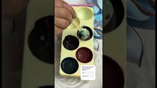 Mixing colors 🎨#Dark green + burgundy = black #dark #art #chocolate #painting #Marsh green #Mustard
