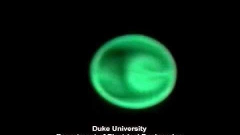 Top view of 2-electrode mixing at 1 Hz switching speeds (slow mixing).