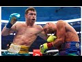 BILLY JOE SAUNDERS RETIRES IN HIS CORNER CANELO VICTORIOUS