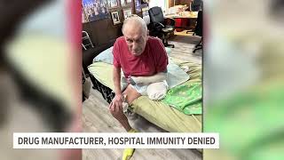 Drug manufacturer, hospital immunity denied