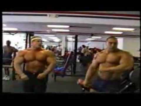 Nasser El Sonbaty and Jay Cutler training and posing - YouTube