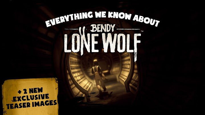 EVERYTHING WE KNOW ABOUT BENDY: LONE WOLF (NEW #BENDY GAME) #BendyLONEWOLF
