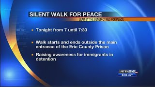 Benedictines for Peace to hold Silent Peace Walk at Erie County Prison tonight