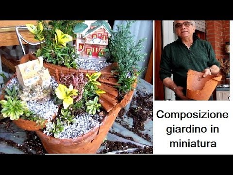 Video: Giardino In Miniatura Sul Davanzale