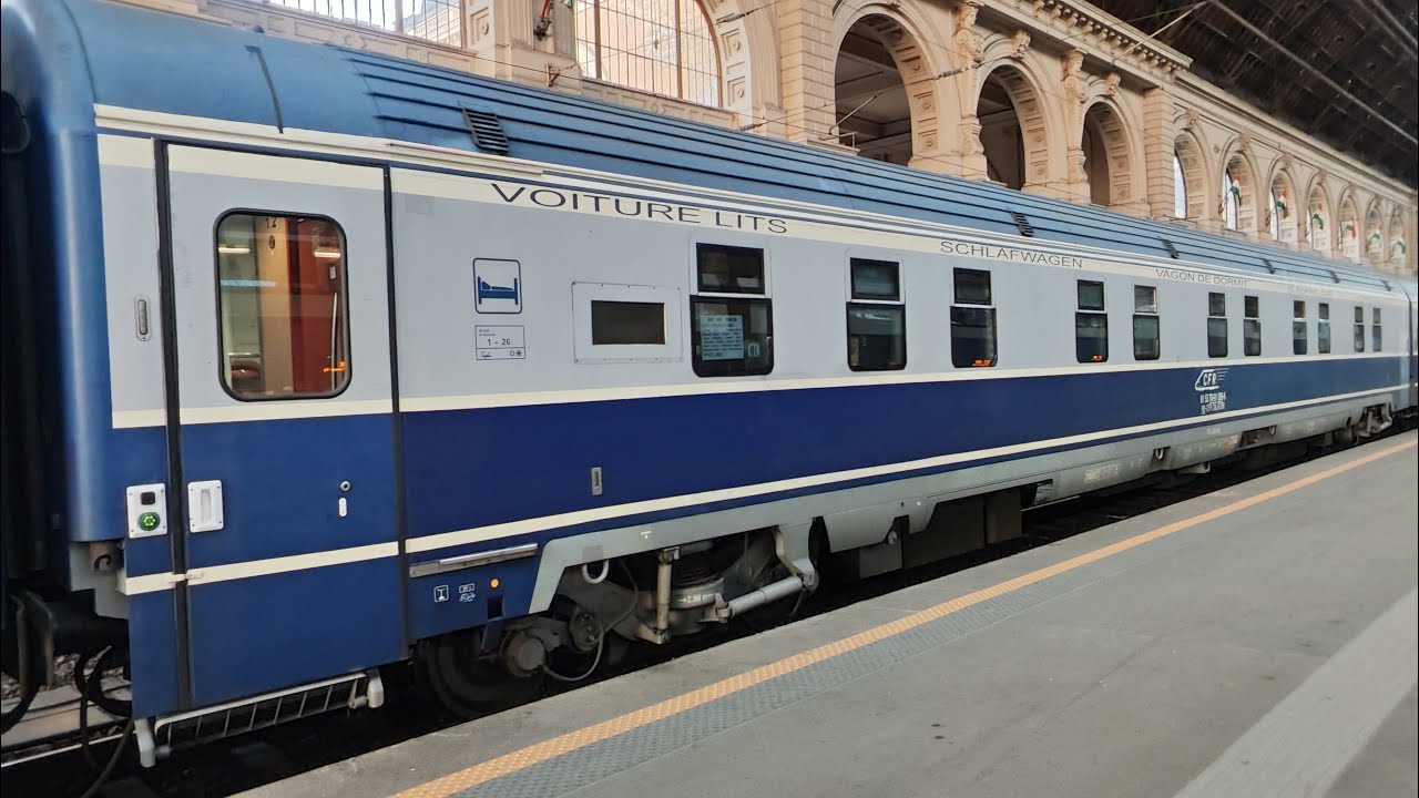 Wagon Sypialny WLABmee 7091 Kolei CFR Calatori - Prezentacja Wnętrza i Wyposażenia Wagonu || IRN 346