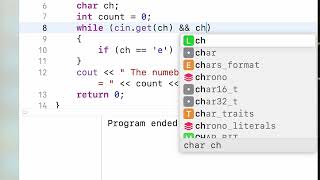 @EasyCpp  cin.get(ch) for counting a character.