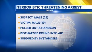 Man arrested in Hawaii Kai terroristic threatening investigation