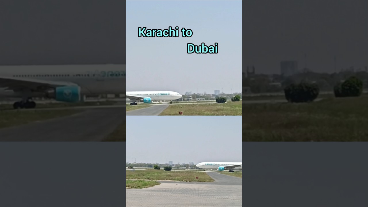 Karachi airport to Dubai airport airlines ticket price 2025 l 