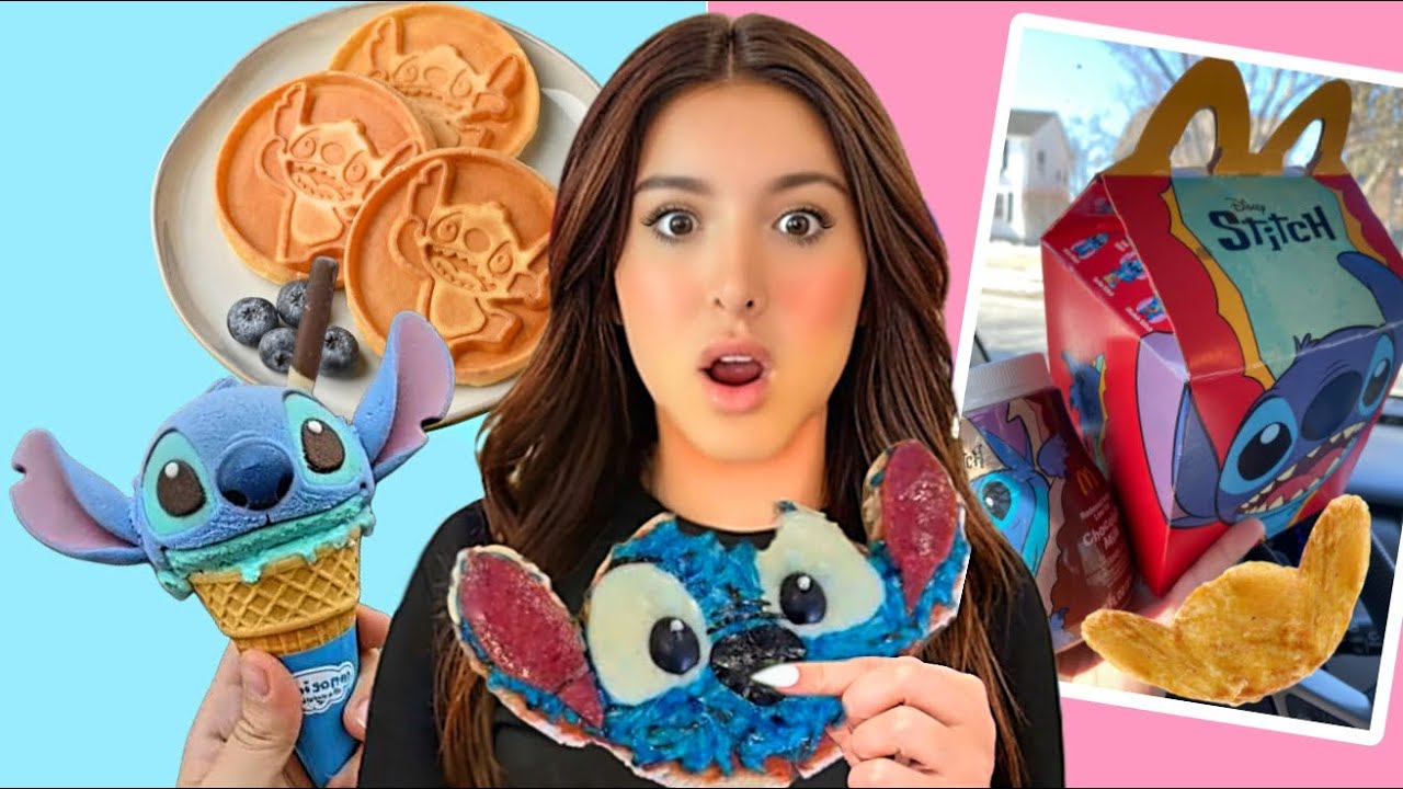 Питаюсь ТОЛЬКО пищей Stitch в течение 24 часов!!