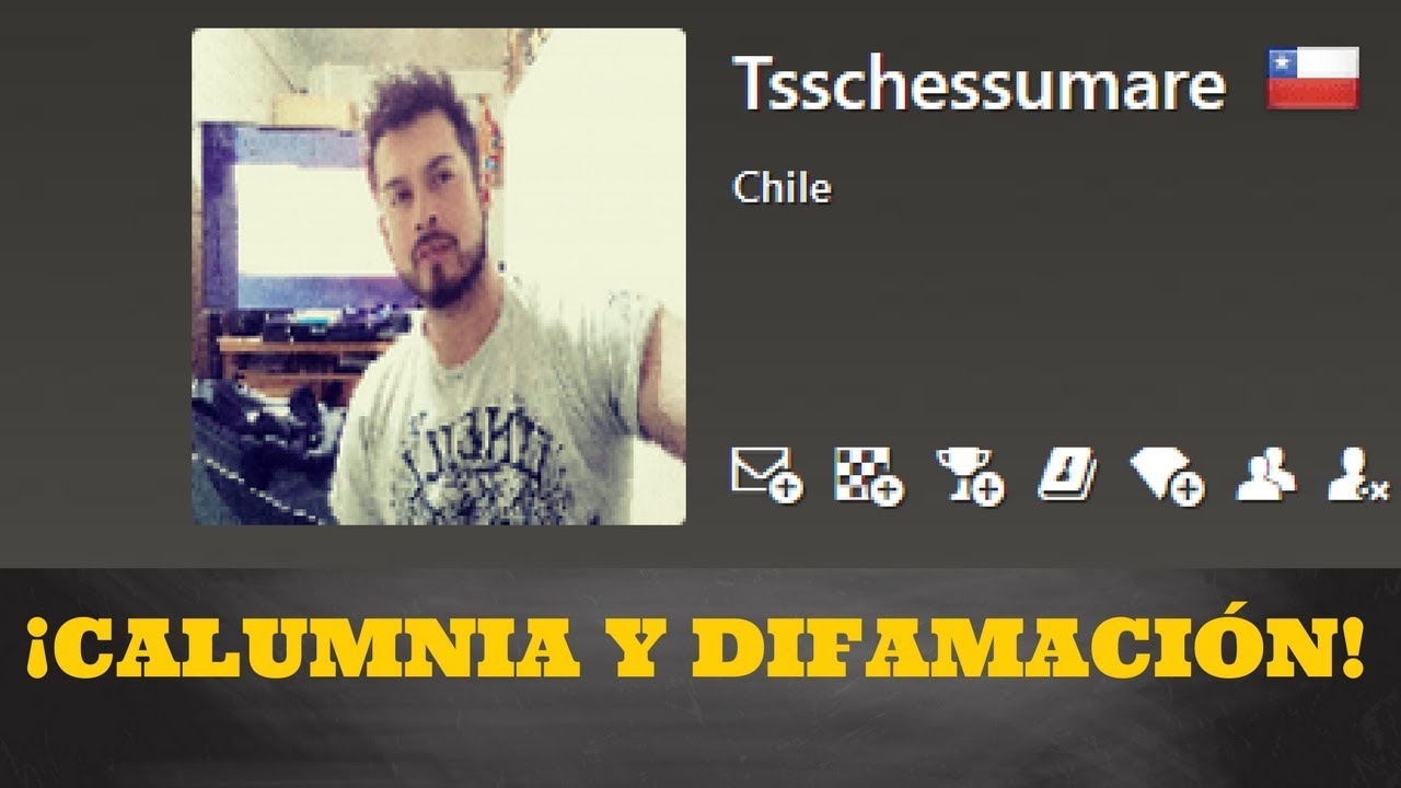 partidas inmortales ajedrez youtube Calumnia y difamación contra Tsschessumare en el Canal de Luisón
