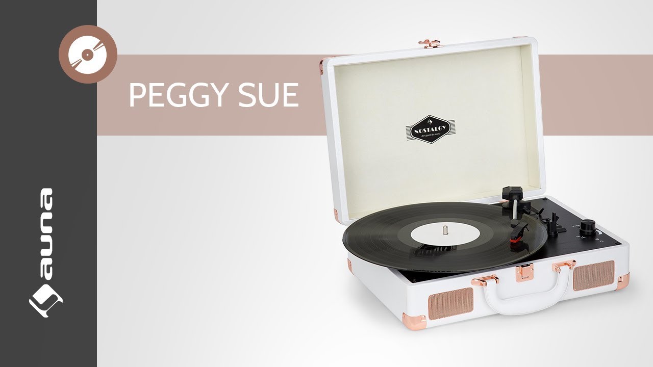 Electronic Star gramofón Nostalgy by auna Peggy Sue YouTube