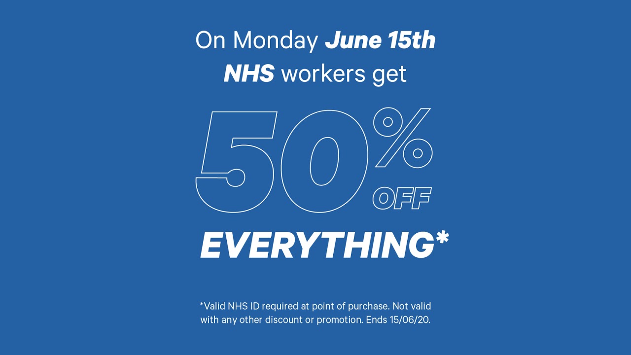 Sports Direct NHS 50 Off 2020 YouTube