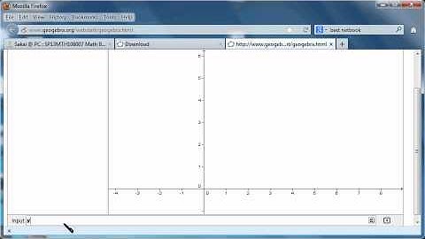 Geogebra How to Sketch Graphs