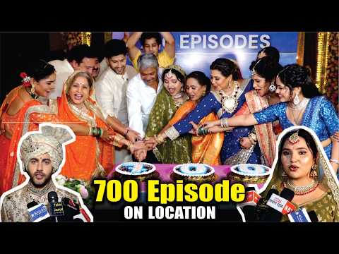 Vasudha | 700 Episodes | On Location | Vasudha And Dev Celebrates The Milestone With The Cast