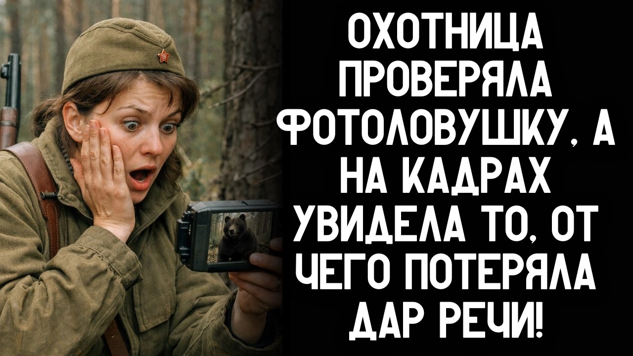 Охотница проверяла фотоловушку, а на кадрах увидела то, от чего потеряла дар речи!