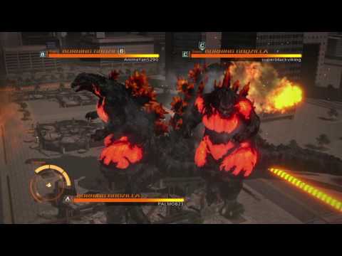 Godzilla PS4 VS Match #12 Burning Godzilla Brawl