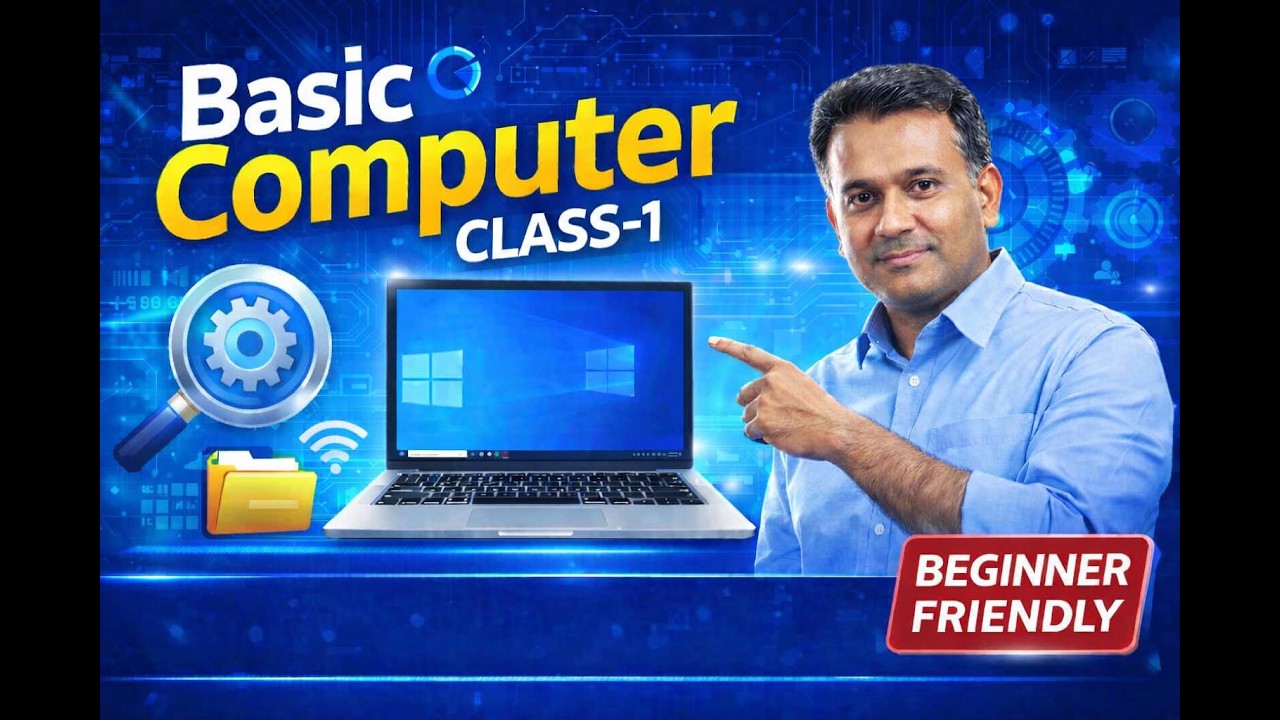 Basic Computer For Class One Basic Computer Class-1 - YouTube