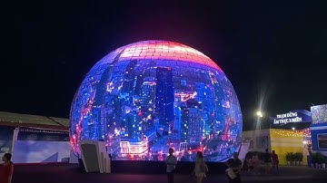 P3.91 sphere LED display in Vietnam