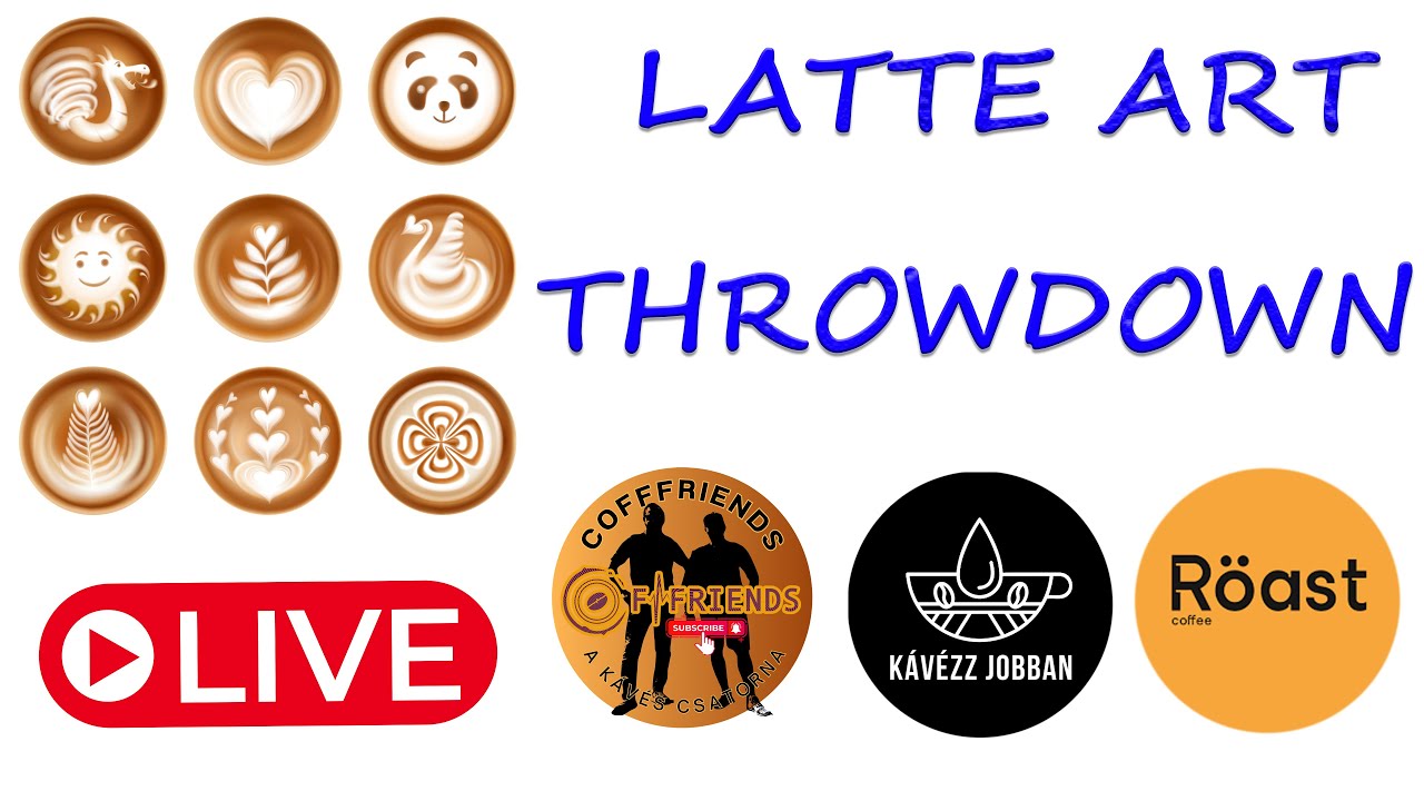 LATTE ART THROWDOWN |  ⭐ Egyéves a Röast!