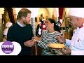 'C'est délicieux': Duke and Duchess of Sussex taste traditional Moroccan food, including pigeon!