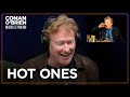 Conan explains what happened to his body after hot ones  conan obrien needs a friend