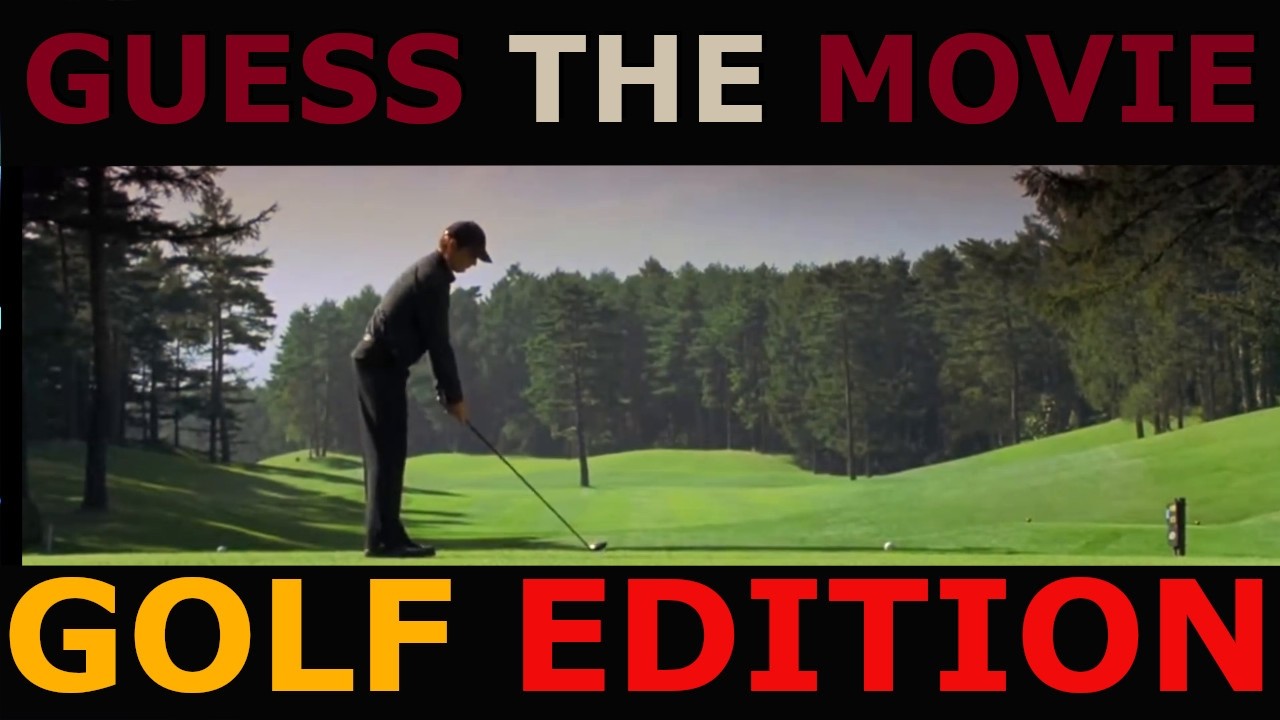 🎥GUESS THE MOVIE 🎬⛳ Golf Scenes Quiz | 50 Movies Challenge