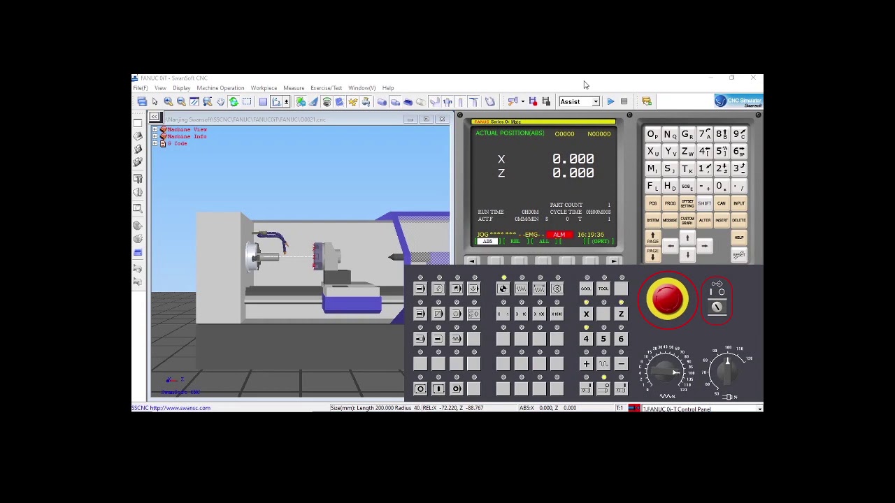 CNC Turning SImulator seri 1 - Pengenalan - YouTube