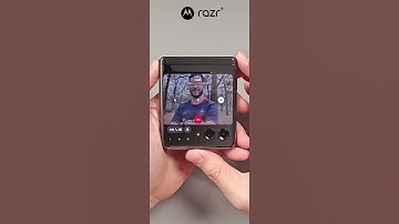 Making calls on your motorola razr+ external display