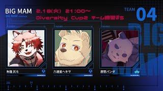 【APEX】Diversity Cup2練習カスタム#5【Vtuber｜朱鐘灰斗｜六連星ヘキサ｜摩耶パンダ｜マグノリア・ウル・バウム】
