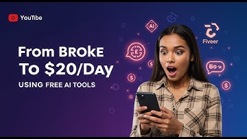 Make $20/Day on Fiverr Using FREE AI Tools (No Skills Needed) | 2025 Hustle Guide