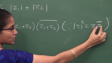 Properties of modulus of a Complex Number