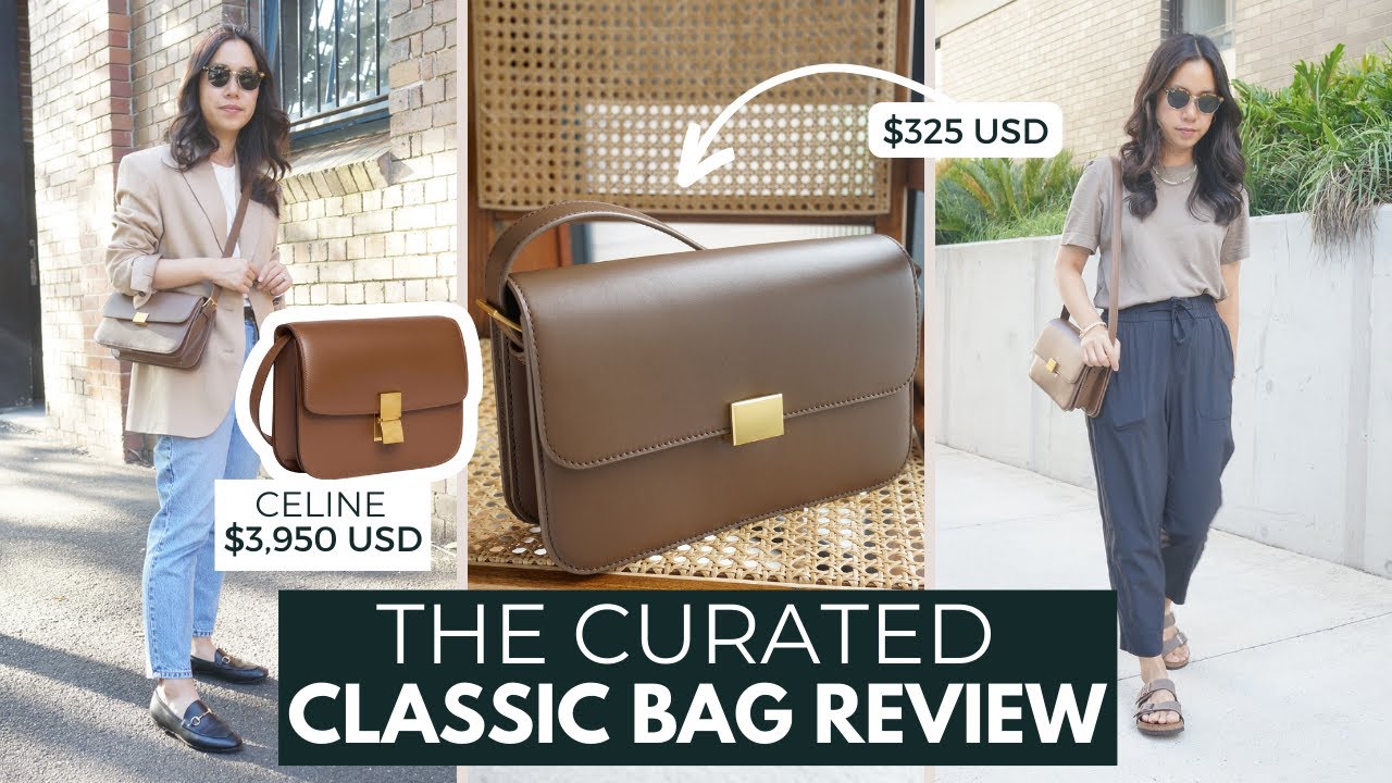 THE CURATED CLASSIC BAG REVIEW ( & comparison with Celine Box Bag) 