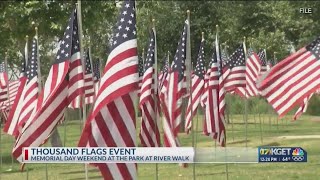 Thousand Flags event set for Memorial Day Weekend