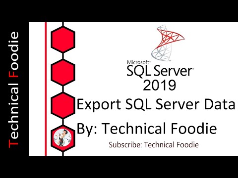 How To Generate Script From Microsoft SQL Server 2019 By: Technical Foodie