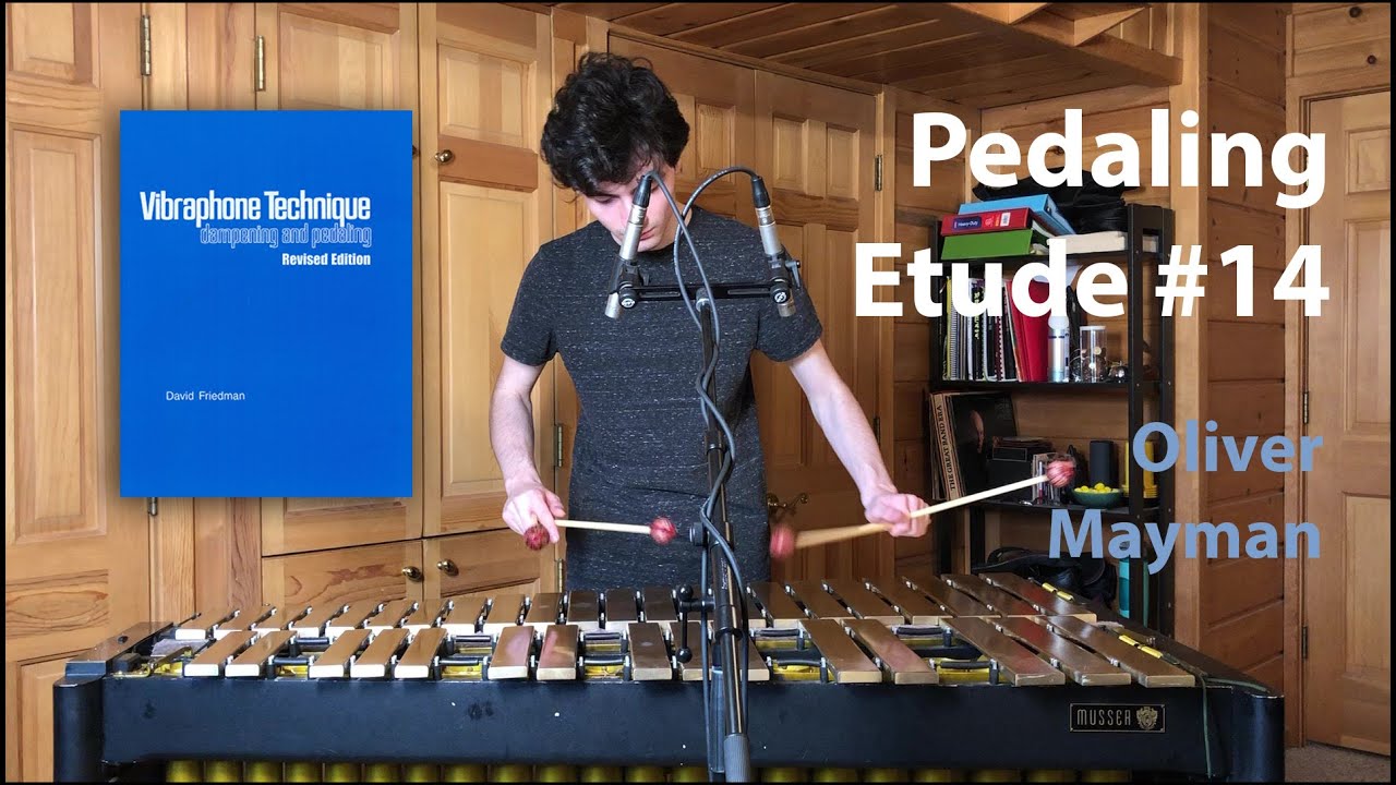 Pedaling Etude 14 of the Friedman Vibraphone Technique Book YouTube