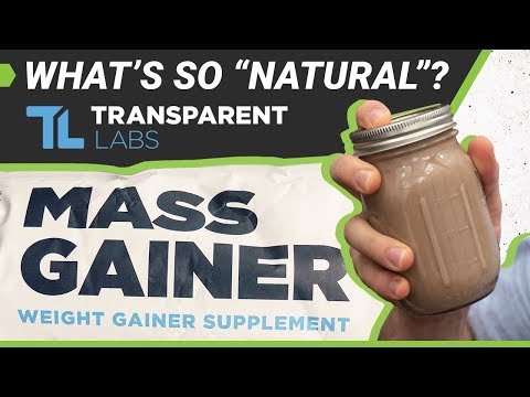 Transparent Labs Mass Gainer Review : "자연"이란 무엇입니까?