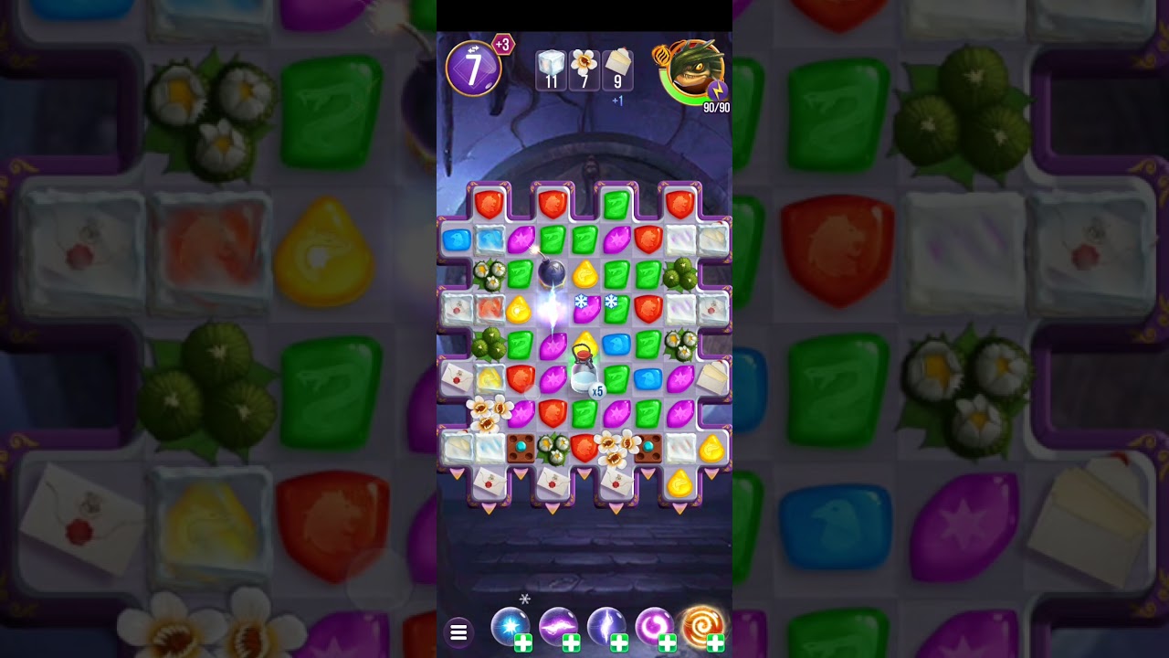 Harry Potter: Puzzles & Spells level 1807 no boosters