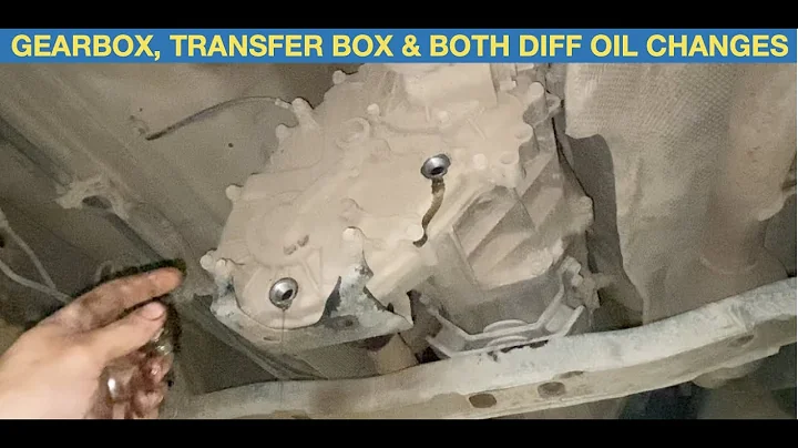 How to change the gear box oil, transfer box oil, front and rear diff oils Toyota Hilux