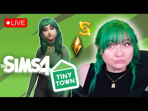 🔴 LIVE Let's go to Tiny Town (The Sims 4) !  🔴