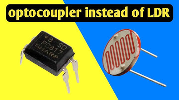 how to use optocoupler instead of LDR | you haven
