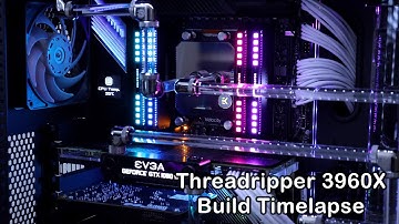 AMD Threadripper 3960X Build Timelapse Montage